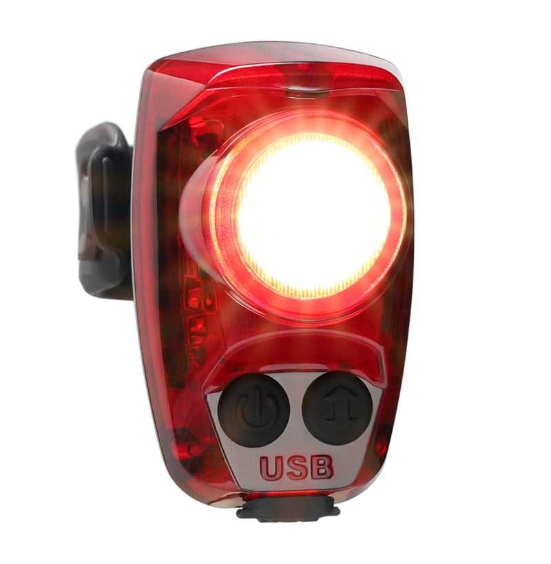 Cygolite Hotshot Proâ€“ 200 Lumen Bike Tail Light [FLEXIBLE MOUNT TYPE]â€“ 6 Night & Daytime Modesâ€“ User Adjustable Flash Speed- Compact Designâ€“ IP64 Water Resistantâ€“ USB Rechargeableâ€“Great for Busy Roads - Image 1